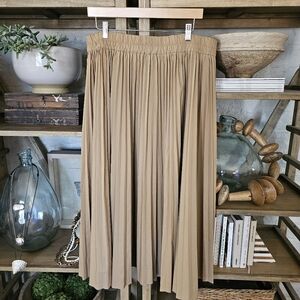 J. Crew Gwyneth Pleated Cotton Blend Midi Skirt Spring Prep NWT Sz XL